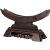 Portaspada con base in legno per rack Samurai per flauti con spada medievale
