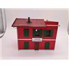 CASA CANTONIERA A.N.A.S CON TERRAZZO rosso pompeano ARTIGIANALE Scala HO 1:87