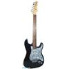 SMT Chitarra Elettrica SMT Custom Strato caster Nera Humbuckers Invader Split