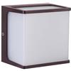 V-TAC VT-708 Lampada LED a Lanterna da parete 8W applique Classica Colore Marrone 4000K IP65 - sku 10283