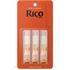 Rico Confezione da 3 ance Rico per clarinetto contralto, durezza 2,5