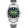 ADDIESDIVE Orologio Automatico di Lusso da Uomo, Vetro Zaffiro, Movimento NH35A, Impermeabile 100M, Lume BGW9, Quadrante Sfumato Rosso/Verde/Nero