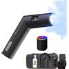 COLBOR CF5 macchina del fumo portatile,Mini macchina fumo portatile 40w,telecomando wireless 10m, maniglia pieghevole fog machine,Può essere utilizzato per eventi all'aperto, DJ feste, fotografia
