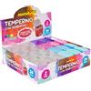 nikoffice Espositore 24 temperamatite a 2 fori con serbatoio Nikoffice colori pastello assortiti - 12NIK024
