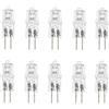 tinxi® 10 pezzi alogene lampadine con Pin presa G4 12V 20W 2800K
