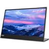 Lenovo L15 Monitor Portatile, Display 15.6" FullHD IPS, 1920x1080, 60 Hz, 6 ms, Input 2xUSB-C, Cavo USB-C a USB-C, Regolabile in inclinazione, Grigio