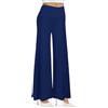 Cegerne Pantaloni da Donna Pantaloni Palazzo Elasticizzati a Gamba Larga a Vita Alta, Grigio, 3XL