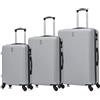CELIMS - Valigia Media 20 kg Rigida Leggera | Valigia da Stiva 65cm Donna | Lucchetto Integrato | ABS | Trolley Medio 65cm con 4 Ruote | Verde