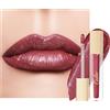 Oulac Rossetto Lunga Durata Opaco, Liquido Lucido Rossetti, Tinta Labbra a Lunga Tenuta, Naturale, Indelebile, Impermeabile, Colori Intensi, No Transfer, Nutriente, Vegano, 4.5ml, MS07