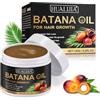 PLOBRT Olio di Batana Biologico Puro al 100% dall'Honduras per la Crescita dei Capelli - Previene la Caduta, Favorisce lo Spessore - per Uomini e Donne 4,2 oz