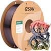 eSUN Silk Rainbow PLA Filament 1.75mm, filamento setoso multicolore per stampanti 3D PLA, colore sfumato che cambia bobina da 1KG (2.2 LBS) per stampanti 3D, Alba Arcobaleno