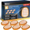 McFilter I 6 filtri adatti per Philips FC5005/01 Speed Pro Max Cordless Vacuum Cleaner Plus I 6000,7000,8000 I FC6812 FC6813 FC6822 FC6823 FC6826 FC6723/01 FC6901-FC6904 XC7042/01 XC8045/01 XC8147/01