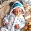 BABESIDE Reborn Dolls Boys 20 Pollice Reborn Babies Dolls Occhi Chiusi Realistico Dormiente Baby Doll Neonato Vero Bambino Bambole Che Sembrano Reali Realistico Baby Doll Corpo Di Stoffa
