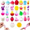 POPOYU 30 pezzi Pasqua Antistress Assortiti Squishy,Squeeze Toys Squishy Giocattoli per Bambini,Kawaii Mini Mochi Pasqua da Spremere Squishies per Bambini Regalini Festa Invitati Compleanno