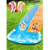 JOYIN 685 cm Scivolo d'Acqua con 2 Bodyboard, Scivolo per Prato con irrigatore Integrato, Giocattolo Estivo per Bambini e Adulti, Divertimento all'aperto in Giardino