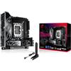 ASUS ROG Strix Z890-I Gaming WiFi, Scheda Madre Intel Mini-iTX, 10+1+2+1 Fasi di Alimentazione, Slot DDR5, PCIe 5.0, GPU di Nuova Generazione, 2 Slot M.2, WiFi 7, AI Overclocking, AI Networking II