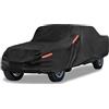 X AUTOHAUX Copertura per auto camion Jeep Gladiator JT 2020-2024 Nero | Protezione impermeabile per esterni, sole, pioggia, polvere, vento, neve
