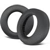 SOULWIT Cuscinetti Auricolari Ricambio per Sony Playstation 5 Pulse PS5 3D Wireless Cuffie, Cuscini Padiglioni Auricolari con Schiuma di Isolamento Acustico-MF Nero