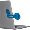 CloudValley - Supporto magnetico per computer portatile per iPhone 12, supporto laterale regolabile per monitor del telefono, sottile e portatile, pieghevole, colore: Blu