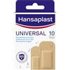 Hansaplast Cerotti UNIVERSAL, Cerotti impermeabili con elevato potere adesivo, Cerotti traspiranti per tutti i tipi di ferite, 1 confezione da 10 Pezzi in 2 formati