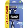 WILKINSON SWORD - Hydro 5 Skin Protection Uomo | Gel Idratante & rasoio di precisione|1 manico + 13 Lame di ricarica