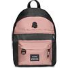 Invicta Zaino Scuola American, Rosa Nero, Icon, Zaino Mono Scomparto Tasca Porta PC 13'' e Anello Portachiavi D-ring, Zaino Scuola Superiore, Università, Ufficio, Ragazza Donna