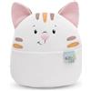NICI Chill Gatto 20cm-Beige-Morbido Peluche, Carino da coccolare e Giocare, per Bambini e Adulti, un'ottima Idea Regalo | 61790, Colore