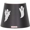 Zafferano, Poldina Cover Edizione Speciale Halloween, Paralume in Metallo per Lampada da Tavolo, Compatibile con le Lampade Poldina, Design in Italy, Ø11.4 x 8.9 cm, Color Nero - Decoro Fantasmi