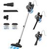 Vexilar C6 Aspirapolvere con Filo Potente 28KPa,Cavo da 7 Metri,Scopa Elettrica con Filo Potente,Aspirapolvere Portatile 3 in 1,Aspirapolvere Verticale per Auto/Tappeti/Tutti i tipi di Pavimenti