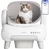 Neakasa Lettiera autopulente per gatti con Design Aperto, XXL Capacità, Controllo App, Sicura, Pulizia Istantanea, Senza Odori e Igienica - Ideale per Gatti Grandi e Famiglie Multi-Gatto