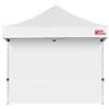 MasterCanopy 3 x 3 m laterale/parete laterale senza finestra per gazebo pieghevole, antivento, impermeabile, bianco