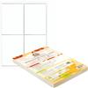 Double Dragon, Etichette Adesive A4, 4/Foglio, 100 Fogli (400 Etichette), 99,1x139mm, Bianche, Facili da Staccare, per Inkjet/Laser - Indirizzi, Spedizioni, Archivio, DIY.