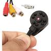 CNDST CCTV Mini Pinhole Telecamera di Sicurezza Hd 3.6mm 90degree 1000tvl 8 PZ Infrarossi IR LED Visione Notturna Mini Telecamera di Sorveglianza CCTV Nascosto