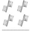 CHYU 4 Pezzi 4 Pollici Cerniere Acciaio Inox Cerniere Pieghevoli Hardware Cerniera Per Finestra O Armadio