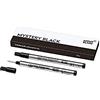 Montblanc ‎128224 - Penna Roller Per Masterpiece LeGrand, Nero (Mystery Black), Taglia F (Fine), Confezione da 2