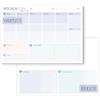 Häfft® Agenda settimanale A4 senza data fissa Office Life 50 fogli - agenda per appuntamenti senza data con lista di cose da fare, obiettivi e altro - ecologica e sostenibile