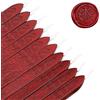 MeYuxg 10 Pezzo Ceralacca Rossa con Stoppini, Ceralacca Vintage, Bastoncino Sigillo di Cera, Cera Lacca Colorata, Cera Lacca Rossa per Sigilli di Lettere & Timbri con Sigillo di Cera (Rosso Fuoco)