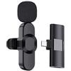 DN-Technology Microfono lavalier wireless, microfono da bavero per registrare podcast, TikTok, Vlog, ASMR, YouTube, video livestream, interviste, creatore di contenuti per Android, iPhone, iPad, fotocamere DSLR