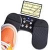 STRICH SPT-10 Pedale wireless per iPad, ricaricabile, per girare pagine musicali, USB, silenzioso, per tablet, smartphone, iPad Pro, piattaforme multimediali PC, Grigio-nero