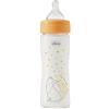 Chicco Biberon Perfect Easy Flusso Lento, con Tettarella Physio in Morbido Silicone e Finitura Soft Sense, Anticolica, Riduce Rigurgito e Irritabilità, Bottiglia in Vetro da 240ml, 0 Mesi+, Bambina