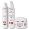 Ilovericcio I Love Riccio Kit Mini Size per Capelli Ricci e Mossi con Mousse, Include uno Shampoo, una Maschera e una Mousse di Styling, Indicato per Capelli Ricci di Texture Medio-Sottile, con Collagene