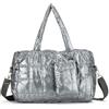 Syrads Tote Bag per le donne Borsa grande Da donna Imbottitura Borsa a tracolla Tote Bag leggera e gonfia e cartelle,Grigio