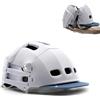 Overade Casco pieghevole Plixi per bicicletta, Monopattino elettrico, Giroroua, Skateboard, Roller, VAE - Standard CE EN1078, stessa protezione di un casco classico, volume diviso per 3 (Artic White, S/M