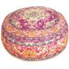 Mandala Life ART Fodera per cuscino da pavimento rotondo bohémien - 60x20 cm - 100% cotone - Custodia pouf per pouf per soggiorno, camera da letto, patio e altro