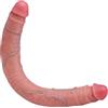 Umania Dildo bifacciale extra large 50 x 4,2 cm, giocattolo dildo gigante spesso, massaggiatore realistico bifacciale XXXL grande, pene in silicone extra lungo, giocattolo lesbico extra largo