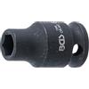 BGS 7286 | Inserto per chiave a bussola esagonale | azionamento quadrato interno 6,3 mm (1/4) | SW 6 mm