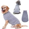 Ffwtpy Maglione Per Cani Lavorato A Maglia Caldo E Confortevole Abbigliamento Per Animali Domestici Abbigliamento Invernale Per Cani Di Piccola E Media Taglia Maglione Elegante Per Cani(Gris/Xl)