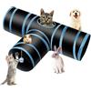 Comioke Tunnel per Gatti, Bunny Tunnel, 3 Vie Cat Tunnel, Pieghevole Tunnel, Tunnel per Animali Domestici, Tunnel Gatto, Tunnel Gatti, Tunnel per Conigli, Giochi Tunnel per Gatti, Tunnel per Cani per Gatti