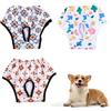 FOSDICK 3 Pezzi Mutandine Cane Femmina Calore, Mutande Cane Femmina Ciclo Morbido, Calore Cani Elastico, Lavabili Pannolini per Cani Riutilizzabili, Mutande Ciclo Cane per Taglia Piccola e Media