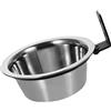 minkissy 1 Set Pieghevole Ciotole per Cani Appese Cibo Ciotola in per Gatti Dispenser per Nutrire Ciotola per Cuccioli Montata A Parete Ciotole per Cani Rialzate Gabbia per